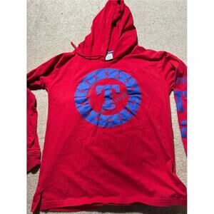 Victoria‎ Secret Pink Hoodie Womens SM Texas Rangers Pullover Sweatshirt